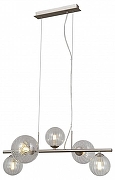 Подвесной светильник Moderli Renny V10802-5P цвет плафона/подвески Прозрачный, цвет арматуры Хром-1