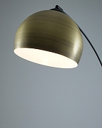 Торшер Moderli Arco V10993-F цвет плафона/подвески Золото, цвет арматуры Черный-2