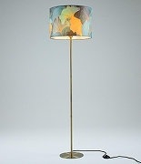 Торшер Moderli Gingko V11007-F цвет плафона/подвески Синий, цвет арматуры Золото-2