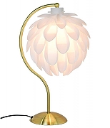 Настольная лампа Moderli Flake V11012-T цвет плафона/подвески Белый, цвет арматуры Золото