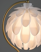 Настольная лампа Moderli Flake V11012-T цвет плафона/подвески Белый, цвет арматуры Золото-2