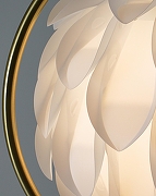 Торшер Moderli Flake V11013-F цвет плафона/подвески Белый, цвет арматуры Золото-2