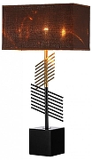 Настольная лампа Moderli Melony V11147-1T цвет плафона/подвески Коричневый, цвет арматуры Золото, Черный