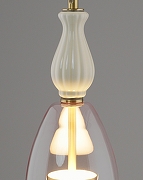 Подвесной светильник Moderli Corals V11149-PL цвет плафона/подвески Розовый, цвет арматуры Золото-3