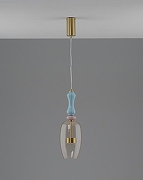 Подвесной светильник Moderli Corals V11151-PL цвет плафона/подвески Желтый, цвет арматуры Золото-2