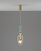 Подвесной светильник Moderli Corals V11151-PL цвет плафона/подвески Желтый, цвет арматуры Золото-3