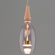 Подвесной светильник Moderli Corals V11155-PL цвет плафона/подвески Фиолетовый, цвет арматуры Золото