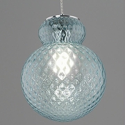 Подвесной светильник Moderli Lorel V11166-1P цвет плафона/подвески Голубой, цвет арматуры Хром