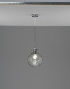 Подвесной светильник Moderli Lorel V11168-1P цвет плафона/подвески Зеленый, цвет арматуры Хром-1