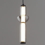 Подвесной светильник Moderli Arabella V11169-PL цвет плафона/подвески Светло-серый, цвет арматуры Черный