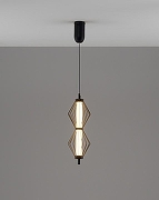 Подвесной светильник Moderli Eloise V11350-PL цвет плафона/подвески Прозрачный, Хром, цвет арматуры Черный-1