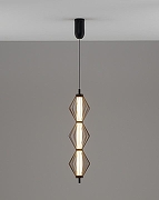 Подвесной светильник Moderli Eloise V11351-PL цвет плафона/подвески Прозрачный, Хром, цвет арматуры Черный-1