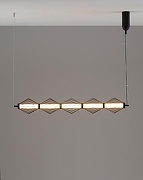 Подвесной светильник Moderli Eloise V11352-PL цвет плафона/подвески Прозрачный, Хром, цвет арматуры Черный-1