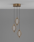 Подвесной светильник Moderli Eloise V11358-PL цвет плафона/подвески Золото, Прозрачный, цвет арматуры Золото-2