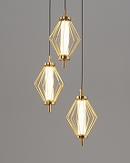 Подвесной светильник Moderli Eloise V11358-PL цвет плафона/подвески Золото, Прозрачный, цвет арматуры Золото-3