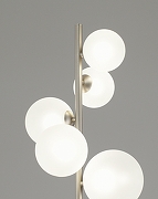 Торшер Moderli Renny V11470-5F цвет плафона/подвески Белый, цвет арматуры Хром-2