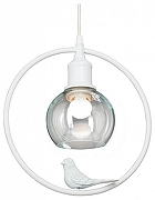Подвесной светильник Vitaluce V1797-0/1S цвет плафона/подвески Прозрачный, цвет арматуры Белый