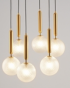 Подвесной светильник Moderli Violla V2031-1P цвет плафона/подвески Прозрачный, цвет арматуры Черный-2