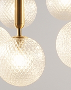 Подвесной светильник Moderli Violla V2031-1P цвет плафона/подвески Прозрачный, цвет арматуры Черный-3