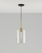 Подвесной светильник Moderli Scrum V2140-P цвет плафона/подвески Прозрачный, цвет арматуры Латунь, Черный-1