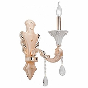 Бра Vitaluce V2357 V2357/1A цвет плафона/подвески Прозрачный, цвет арматуры Желтый