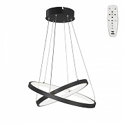 Подвесной светильник Vitaluce V2515DT V2515DT-1/2S цвет плафона/подвески Белый, Черный, цвет арматуры Черный-1