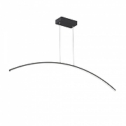 Подвесной светильник Vitaluce V2709 V2709-1/1S цвет плафона/подвески Белый, Черный, цвет арматуры Черный-1