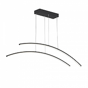 Подвесной светильник Vitaluce V2709 V2709-1/2S цвет плафона/подвески Белый, Черный, цвет арматуры Черный-1
