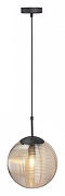 Подвесной светильник Vitaluce V2815 V2816-1/1S цвет плафона/подвески Прозрачный, цвет арматуры Черный-1