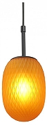 Подвесной светильник Vitaluce V2821 V2821-1/1S цвет плафона/подвески Оранжевый, цвет арматуры Черный