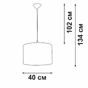 Подвесной светильник Vitaluce V2827 V2827-1/1S цвет плафона/подвески Черный, цвет арматуры Черный-4