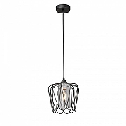 Подвесной светильник Vitaluce V2846 V2846-1/1S цвет плафона/подвески Прозрачный, Хром, цвет арматуры Черный-1