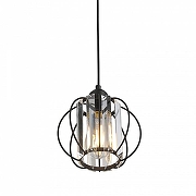 Подвесной светильник Vitaluce V2852 V2852-1/1S цвет плафона/подвески Прозрачный, Хром, цвет арматуры Черный-2