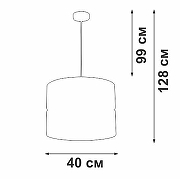 Подвесной светильник Vitaluce V2856 V2856-0/1S цвет плафона/подвески Белый, Серый, цвет арматуры Белый-6