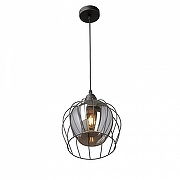 Подвесной светильник Vitaluce V2859 V2859-1/1S цвет плафона/подвески Светло-серый, Черный, цвет арматуры Черный-2