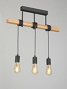 Подвесной светильник Vitaluce V2860 V2860-1/3PL цвет Коричневый, Черный-1