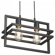 Подвесной светильник Vitaluce V2861 V2861-1/2S цвет плафона/подвески Черный, цвет арматуры Черный