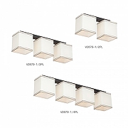 Накладной светильник Vitaluce V2879 V2879-1/3PL цвет плафона/подвески Белый, цвет арматуры Черный-1