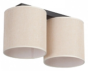 Накладной светильник Vitaluce V2881 V2881-1/2PL цвет плафона/подвески Бежевый, цвет арматуры Черный