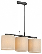 Подвесной светильник Vitaluce V2881 V2881-1/3S цвет плафона/подвески Бежевый, цвет арматуры Черный-1
