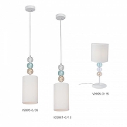 Подвесной светильник Vitaluce V2895 V2895-0/1S цвет плафона/подвески Белый, цвет арматуры Белый-4