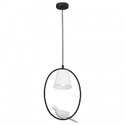 Подвесной светильник Vitaluce V2914 V2914-1/1S цвет плафона/подвески Белый, цвет арматуры Черный-1