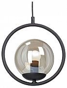 Подвесной светильник Vitaluce V2946 V2946-1/1S цвет плафона/подвески Коньячный, цвет арматуры Черный