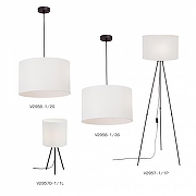 Настольная лампа Vitaluce V29570 V29570-1/1L цвет плафона/подвески Белый, цвет арматуры Черный-3