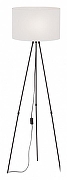 Торшер Vitaluce V2957 V2957-1/1P цвет плафона/подвески Белый, цвет арматуры Черный