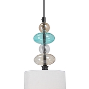 Подвесной светильник Vitaluce V2997 V2997-1/1S цвет плафона/подвески Белый, цвет арматуры Черный-5