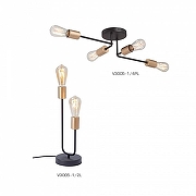 Настольная лампа Vitaluce V3005 V3005-1/2L цвет Золото, Черный-3