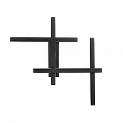 Накладной светильник Vitaluce V3043 V3043-1/4A цвет плафона/подвески Черный, цвет арматуры Черный-2