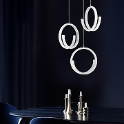 Подвесной светильник Vitaluce V30470 V30470-0/3S цвет плафона/подвески Белый, цвет арматуры Белый-3