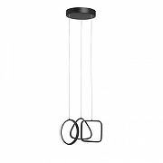 Подвесной светильник Vitaluce V30480 V30480-1/3S цвет плафона/подвески Белый, Черный, цвет арматуры Черный-1